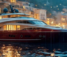 AI-generated yacht art - superyachts, sailing yachts, classic Riva runabouts. Photorealistic UHD marine wallpapers by Art by Innovation.