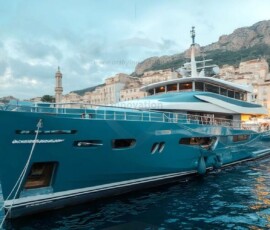 AI-generated yacht art - superyachts, sailing yachts, classic Riva runabouts. Photorealistic UHD marine wallpapers by Art by Innovation.