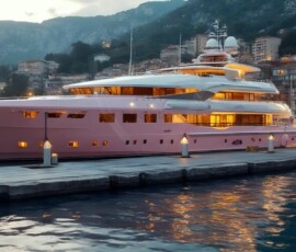 AI-generated yacht art - superyachts, sailing yachts, classic Riva runabouts. Photorealistic UHD marine wallpapers by Art by Innovation.