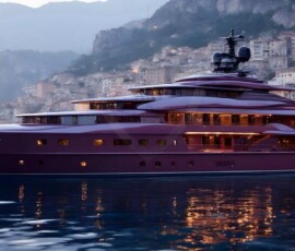 AI-generated yacht art - superyachts, sailing yachts, classic Riva runabouts. Photorealistic UHD marine wallpapers by Art by Innovation.