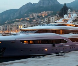 AI-generated yacht art - superyachts, sailing yachts, classic Riva runabouts. Photorealistic UHD marine wallpapers by Art by Innovation.
