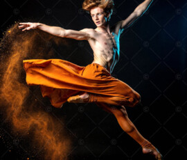 AI-generated abstract art of handsome men controlling swirling vortexes of colorful fluid and water in motion. Dynamic, surreal, vivid digital male art by Jeff Dupler.