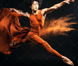 AI-generated abstract art of handsome men controlling swirling vortexes of colorful fluid and water in motion. Dynamic, surreal, vivid digital male art by Jeff Dupler.