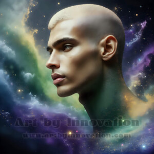 Beauty meets color in this stunning AI-generated abstract art collection. Handsome, shirtless men are enveloped from behind by vibrant, swirling translucent mists of color — inspired by the full spectrum of the rainbow, and the joyful palette of Pride. Each image combines photorealistic skin texture with surreal abstract color dynamics, creating a visual experience that is both deeply human and otherworldly. Created using AI, edited in Photoshop, by © Jeff Dupler | Art by Innovation | https://www.artbyinnovation.com
