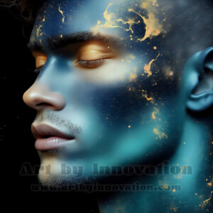 Beauty meets color in this stunning AI-generated abstract art collection. Handsome, shirtless men are enveloped from behind by vibrant, swirling translucent mists of color — inspired by the full spectrum of the rainbow, and the joyful palette of Pride. Each image combines photorealistic skin texture with surreal abstract color dynamics, creating a visual experience that is both deeply human and otherworldly. Created using AI, edited in Photoshop, by © Jeff Dupler | Art by Innovation | https://www.artbyinnovation.com