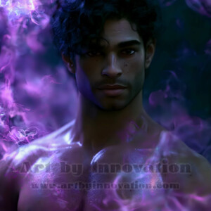 Beauty meets color in this stunning AI-generated abstract art collection. Handsome, shirtless men are enveloped from behind by vibrant, swirling translucent mists of color — inspired by the full spectrum of the rainbow, and the joyful palette of Pride. Each image combines photorealistic skin texture with surreal abstract color dynamics, creating a visual experience that is both deeply human and otherworldly. Created using AI, edited in Photoshop, by © Jeff Dupler | Art by Innovation | https://www.artbyinnovation.com