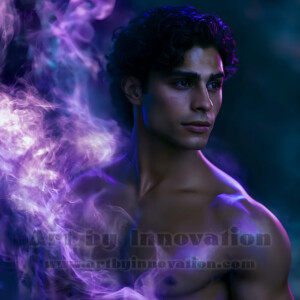 Beauty meets color in this stunning AI-generated abstract art collection. Handsome, shirtless men are enveloped from behind by vibrant, swirling translucent mists of color — inspired by the full spectrum of the rainbow, and the joyful palette of Pride. Each image combines photorealistic skin texture with surreal abstract color dynamics, creating a visual experience that is both deeply human and otherworldly. Created using AI, edited in Photoshop, by © Jeff Dupler | Art by Innovation | https://www.artbyinnovation.com
