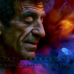 Beauty meets color in this stunning AI-generated abstract art collection. Handsome, shirtless men are enveloped from behind by vibrant, swirling translucent mists of color — inspired by the full spectrum of the rainbow, and the joyful palette of Pride. Each image combines photorealistic skin texture with surreal abstract color dynamics, creating a visual experience that is both deeply human and otherworldly. Created using AI, edited in Photoshop, by © Jeff Dupler | Art by Innovation | https://www.artbyinnovation.com