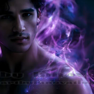 Beauty meets color in this stunning AI-generated abstract art collection. Handsome, shirtless men are enveloped from behind by vibrant, swirling translucent mists of color — inspired by the full spectrum of the rainbow, and the joyful palette of Pride. Each image combines photorealistic skin texture with surreal abstract color dynamics, creating a visual experience that is both deeply human and otherworldly. Created using AI, edited in Photoshop, by © Jeff Dupler | Art by Innovation | https://www.artbyinnovation.com