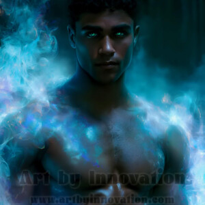 Beauty meets color in this stunning AI-generated abstract art collection. Handsome, shirtless men are enveloped from behind by vibrant, swirling translucent mists of color — inspired by the full spectrum of the rainbow, and the joyful palette of Pride. Each image combines photorealistic skin texture with surreal abstract color dynamics, creating a visual experience that is both deeply human and otherworldly. Created using AI, edited in Photoshop, by © Jeff Dupler | Art by Innovation | https://www.artbyinnovation.com