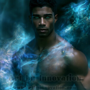 Beauty meets color in this stunning AI-generated abstract art collection. Handsome, shirtless men are enveloped from behind by vibrant, swirling translucent mists of color — inspired by the full spectrum of the rainbow, and the joyful palette of Pride. Each image combines photorealistic skin texture with surreal abstract color dynamics, creating a visual experience that is both deeply human and otherworldly. Created using AI, edited in Photoshop, by © Jeff Dupler | Art by Innovation | https://www.artbyinnovation.com