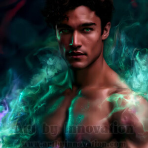 Beauty meets color in this stunning AI-generated abstract art collection. Handsome, shirtless men are enveloped from behind by vibrant, swirling translucent mists of color — inspired by the full spectrum of the rainbow, and the joyful palette of Pride. Each image combines photorealistic skin texture with surreal abstract color dynamics, creating a visual experience that is both deeply human and otherworldly. Created using AI, edited in Photoshop, by © Jeff Dupler | Art by Innovation | https://www.artbyinnovation.com