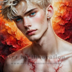 AI-generated abstract art of handsome men emerging from classic oil painting canvases — art imitating life. Surreal, stunning digital art concept by Jeff Dupler.