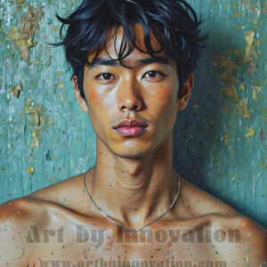 Art imitating life — and life imitating art. This AI-generated abstract concept collection features handsome men breaking the fourth wall of the canvas itself, emerging from classic oil paintings as their faces and forms come alive while their bodies remain painted on the wall. A profound meditation on the connection between creative expression and human experience — and a stunning visual achievement. Created using AI, edited in Photoshop, by © Jeff Dupler | Art by Innovation | https://www.artbyinnovation.com