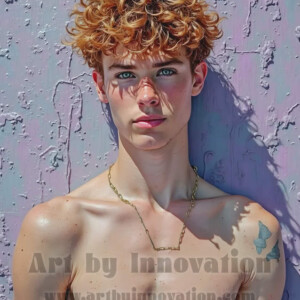 Art imitating life — and life imitating art. This AI-generated abstract concept collection features handsome men breaking the fourth wall of the canvas itself, emerging from classic oil paintings as their faces and forms come alive while their bodies remain painted on the wall. A profound meditation on the connection between creative expression and human experience — and a stunning visual achievement. Created using AI, edited in Photoshop, by © Jeff Dupler | Art by Innovation | https://www.artbyinnovation.com