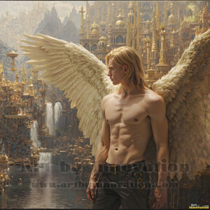 In this gallery, AI-generated dark angels handsome fallen angels with massive black and silver wings in gothic atmospheric settings. UHD digital art collection.