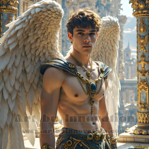 In this gallery, AI-generated dark angels handsome fallen angels with massive black and silver wings in gothic atmospheric settings. UHD digital art collection.