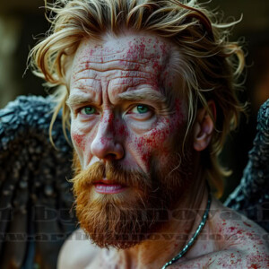 In this gallery, AI-generated dark angels handsome fallen angels with massive black and silver wings in gothic atmospheric settings. UHD digital art collection.
