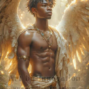 In this gallery, AI-generated dark angels — handsome fallen angels with massive black and silver wings in gothic atmospheric settings. UHD digital art collection.