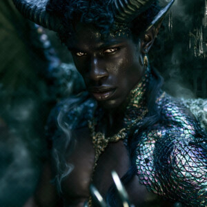 AI-generated hot sexy male demon art handsome succubus demons with dark wings emerging from the ruins of hell. Dark & Legendary Collection. 240+ images by Jeff Dupler.