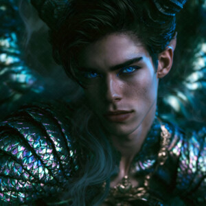 AI-generated hot sexy male demon art handsome succubus demons with dark wings emerging from the ruins of hell. Dark & Legendary Collection. 240+ images by Jeff Dupler.