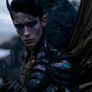 AI-generated hot sexy male demon art handsome succubus demons with dark wings emerging from the ruins of hell. Dark & Legendary Collection. 240+ images by Jeff Dupler.