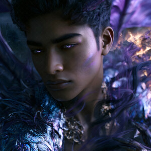 AI-generated hot sexy male demon art handsome succubus demons with dark wings emerging from the ruins of hell. Dark & Legendary Collection. 240+ images by Jeff Dupler.