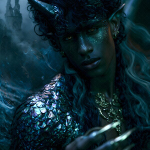 AI-generated hot sexy male demon art handsome succubus demons with dark wings emerging from the ruins of hell. Dark & Legendary Collection. 240+ images by Jeff Dupler.