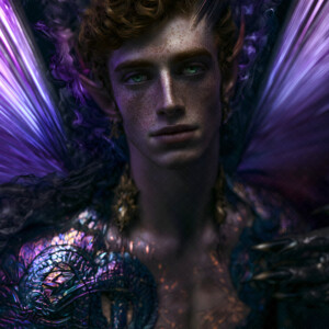 AI-generated hot sexy male demon art handsome succubus demons with dark wings emerging from the ruins of hell. Dark & Legendary Collection. 240+ images by Jeff Dupler.