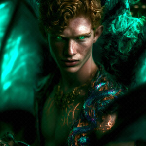 AI-generated hot sexy male demon art handsome succubus demons with dark wings emerging from the ruins of hell. Dark & Legendary Collection. 240+ images by Jeff Dupler.