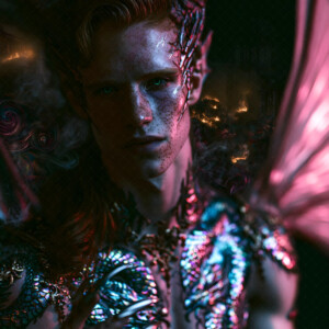 AI-generated hot sexy male demon art handsome succubus demons with dark wings emerging from the ruins of hell. Dark & Legendary Collection. 240+ images by Jeff Dupler.