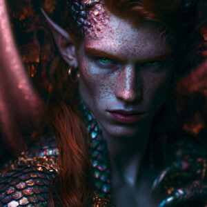 AI-generated hot sexy male demon art handsome succubus demons with dark wings emerging from the ruins of hell. Dark & Legendary Collection. 240+ images by Jeff Dupler.