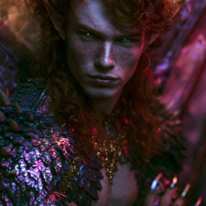 AI-generated hot sexy male demon art handsome succubus demons with dark wings emerging from the ruins of hell. Dark & Legendary Collection. 240+ images by Jeff Dupler.