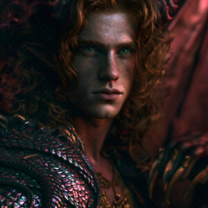 AI-generated hot sexy male demon art handsome succubus demons with dark wings emerging from the ruins of hell. Dark & Legendary Collection. 240+ images by Jeff Dupler.