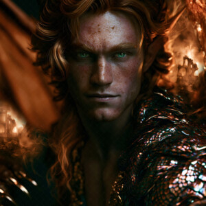 AI-generated hot sexy male demon art handsome succubus demons with dark wings emerging from the ruins of hell. Dark & Legendary Collection. 240+ images by Jeff Dupler.
