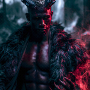 AI-generated hot sexy male demon art handsome succubus demons with dark wings emerging from the ruins of hell. Dark & Legendary Collection. 240+ images by Jeff Dupler.