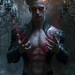 AI-generated hot sexy male demon art handsome succubus demons with dark wings emerging from the ruins of hell. Dark & Legendary Collection. 240+ images by Jeff Dupler.