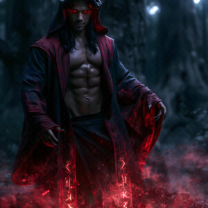 AI-generated hot sexy male demon art handsome succubus demons with dark wings emerging from the ruins of hell. Dark & Legendary Collection. 240+ images by Jeff Dupler.