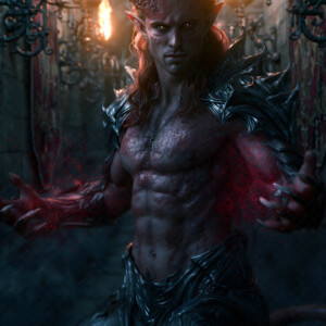 AI-generated hot sexy male demon art handsome succubus demons with dark wings emerging from the ruins of hell. Dark & Legendary Collection. 240+ images by Jeff Dupler.