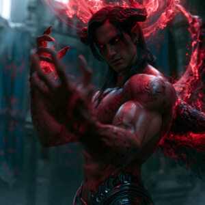 AI-generated hot sexy male demon art handsome succubus demons with dark wings emerging from the ruins of hell. Dark & Legendary Collection. 240+ images by Jeff Dupler.
