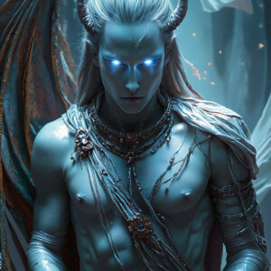 AI-generated hot sexy male demon art — handsome succubus demons with dark wings emerging from the ruins of hell. Dark & Legendary Collection. 240+ images by Jeff Dupler.