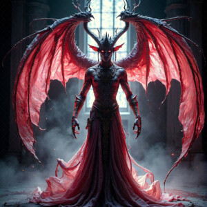 AI-generated hot sexy male demon art — handsome succubus demons with dark wings emerging from the ruins of hell. Dark & Legendary Collection. 240+ images by Jeff Dupler.