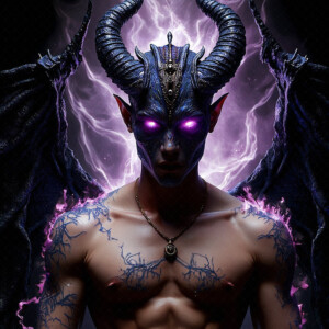 AI-generated hot sexy male demon art — handsome succubus demons with dark wings emerging from the ruins of hell. Dark & Legendary Collection. 240+ images by Jeff Dupler.
