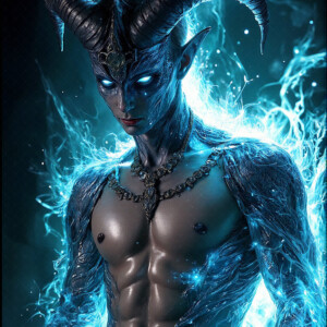 AI-generated hot sexy male demon art — handsome succubus demons with dark wings emerging from the ruins of hell. Dark & Legendary Collection. 240+ images by Jeff Dupler.