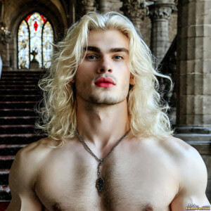 AI-generated Vampire Lestat art — handsome reimaginings of the legendary vampire Lestat de Lioncourt from Anne Rice's chronicles. Dark fantasy digital art by Jeff Dupler.