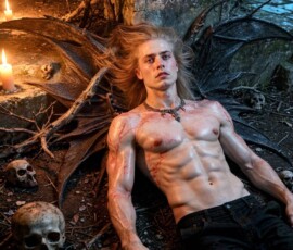 A photorealistic AI art story — Sebastian, 21 in body but 121 in years, drenched in blood and remorse a century after the night he was turned.
