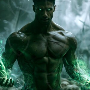Discover AI-generated elemental mage art handsome male fire, ice, lightning, and earth mages wielding raw magical power in stunning fantasy battle scenes. UHD digital art.