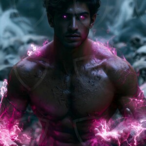 Discover AI-generated elemental mage art handsome male fire, ice, lightning, and earth mages wielding raw magical power in stunning fantasy battle scenes. UHD digital art.