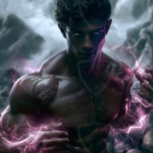 Discover AI-generated elemental mage art handsome male fire, ice, lightning, and earth mages wielding raw magical power in stunning fantasy battle scenes. UHD digital art.