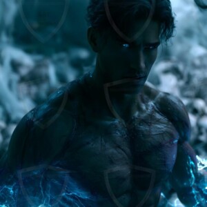 Discover AI-generated elemental mage art handsome male fire, ice, lightning, and earth mages wielding raw magical power in stunning fantasy battle scenes. UHD digital art.